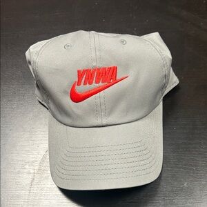 Nike Liverpool FC Gray Cap with Red YNWA Logo